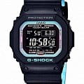 Casio Casio G-Shock GW-M5610PC-1E  GW-M5610PC-1E электронные мужские часы черный циферблат, браслет пластик — вид спереди