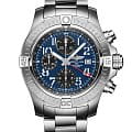Breitling Breitling Avenger Chronograph GMT 45 A24315101C1A1  A24315101C1A1 механические мужские часы синий циферблат, браслет нержавеющая сталь — вид спереди