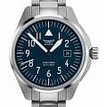 Aviator Aviator Airacobra V.1.38.0.317.5  V.1.38.0.317.5 кварцевые мужские часы синий циферблат, браслет нержавеющая сталь — вид спереди