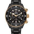 Rado Rado Captain Cook High-Tech Ceramic Automatic Chronograph R32190153  R32190153 механические мужские часы  черный циферблат, браслет сталь + высокотехнологичная плазменная керамика — вид спереди