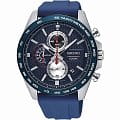 Seiko Seiko Conceptual Series Sports SSB289P1  SSB289P1 кварцевые мужские часы синий циферблат, браслет силикон — вид спереди