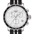 Tissot Tissot Quickster NBA San Antonio Spurs T095.417.17.037.07 Quickster T0954171703707 кварцевые мужские часы белый циферблат, браслет тканевый — вид спереди