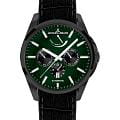 Jacques Lemans Jacques Lemans Derby 1-2204J  1-2204J механические мужские часы  зеленый циферблат, браслет кожаный — вид спереди
