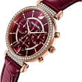Swarovski Swarovski Passage Chrono 5580345  швейцарские женские часы на браслете кожаный боковой вид