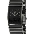 Rado Rado Integral R20853152  R20853152 кварцевые мужские часы черный циферблат, браслет сталь + высокотехнологичная керамика — вид спереди