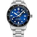 Swiss Military by Chrono Swiss Military by Chrono Сверхточные SM34089.02  SM34089.02 кварцевые женские часы синий циферблат, браслет нержавеющая сталь — вид спереди
