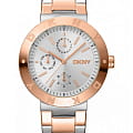 DKNY DKNY Eastside Maxi DK1L022M0065  DK1L022M0065 кварцевые женские часы серебристый циферблат, браслет нержавеющая сталь с ip-покрытием — вид спереди