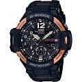Casio Casio G-Shock GA-1100RG-1A GA GA-1100RG-1A электронные мужские часы  черный циферблат, браслет  — вид спереди