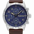 Timberland Timberland TDWGF0055401  TDWGF0055401 кварцевые мужские часы  синий циферблат, браслет кожаный — вид спереди