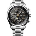 Longines Longines Master Collection L2.773.4.61.6  L27734616 механические мужские часы антрацитовый циферблат, браслет нержавеющая сталь — вид спереди