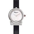 Salvatore Ferragamo Salvatore Ferragamo Gancini SFIK00419  SFIK00419 кварцевые женские часы перламутровый циферблат, браслет кожаный — вид спереди