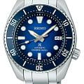 Seiko Seiko Prospex SPB321J1  SPB321J1 механические мужские часы синий циферблат, браслет нержавеющая сталь — вид спереди