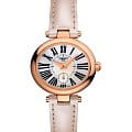 Tissot Tissot Glamorous Lady 18K Gold T917.310.76.113.00  T9173107611300 кварцевые женские часы перламутровый циферблат, браслет кожаный — вид спереди