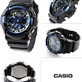 Casio Casio G-Shock GA-200CB-1A GA, наручные мужские часы фото под углом