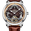 Stuhrling Stuhrling Celestial Timekeeper 1017.02  1017.02 механические мужские часы   циферблат, браслет кожаный — вид спереди
