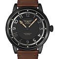Aviator Aviator Douglas Dakota V.3.31.5.228.4  V.3.31.5.228.4 механические мужские часы  черный циферблат, браслет кожаный — вид спереди