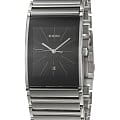 Rado Rado Integral R20861159  R20861159 кварцевые мужские часы черный циферблат, браслет сталь + ceramos™ — вид спереди