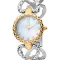 Just Cavalli Just Cavalli JC1L132M0045  JC1L132M0045 кварцевые женские часы белый циферблат, браслет сталь c pvd покрытием — вид спереди