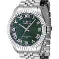 Invicta Invicta Specialty IN47398  IN47398 кварцевые мужские часы зеленый циферблат, браслет нержавеющая сталь — вид спереди