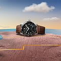 Longines Longines Spirit L3.812.4.53.2  — детали корпуса и кожаный