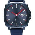 Tommy Hilfiger Tommy Hilfiger Classic 1791865  1791865 кварцевые мужские часы синий циферблат, браслет силикон — вид спереди