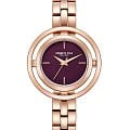 Kenneth Cole Kenneth Cole Classic KCWLG2237102  KCWLG2237102 кварцевые женские часы  фиолетовый циферблат, браслет сталь с ip покрытием — вид спереди