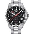 Certina Certina DS Podium Chronograph Lap Timer C034.453.11.057.00  C0344531105700 кварцевые мужские часы черный циферблат, браслет нержавеющая сталь — вид спереди