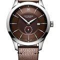 Victorinox Victorinox Alliance 241766  241766 кварцевые мужские часы коричневый циферблат, браслет кожаный — вид спереди