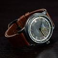 Aviator Aviator Douglas Dakota V.3.31.5.228.4 механические мужские часы часы, крупный план черный циферблат