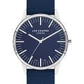 Lee Cooper Lee Cooper LC07715.399  LC07715.399 кварцевые мужские часы синий циферблат, браслет каучук — вид спереди