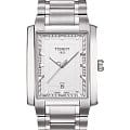 Tissot Tissot TXL Gent T061.510.11.031.00  T0615101103100 кварцевые мужские часы белый циферблат, браслет  — вид спереди