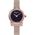 Salvatore Ferragamo Salvatore Ferragamo chic SF1X00419  SF1X00419 кварцевые женские часы черный циферблат, браслет сталь с ip покрытием — вид спереди