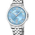 Candino Candino Lady Elegance Date C4766/2  C4766/2 кварцевые женские часы голубой циферблат, браслет нержавеющая сталь — вид спереди